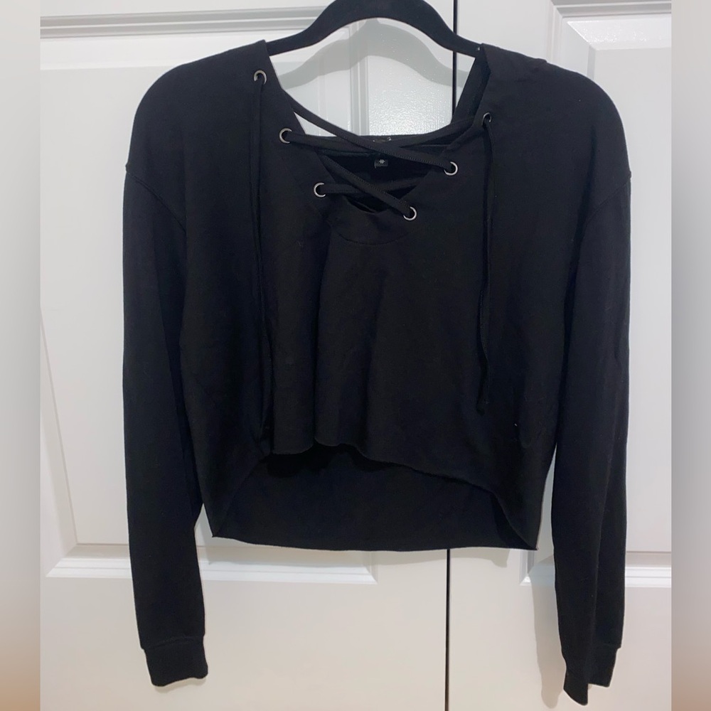 Express Cropped Hoodie Worn Once